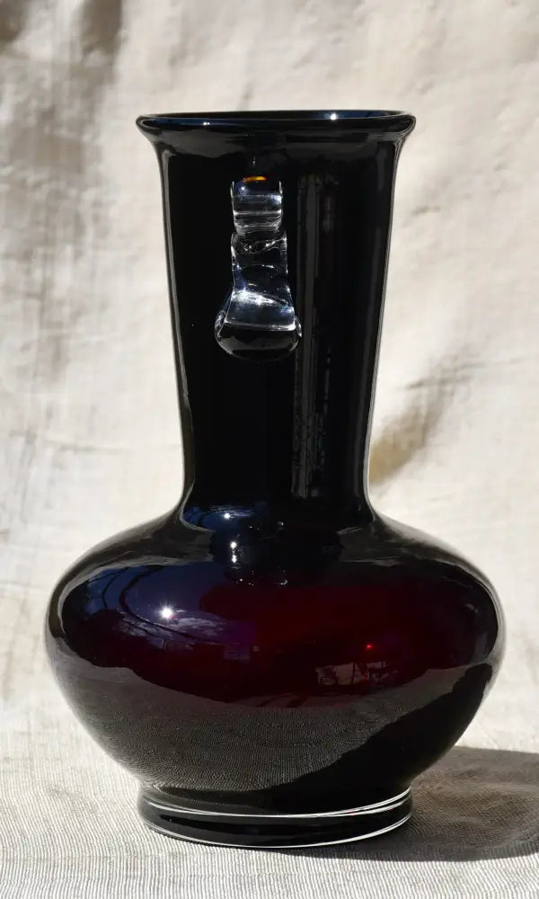 Винтидж полска art-glass ваза (60981) - Ваза