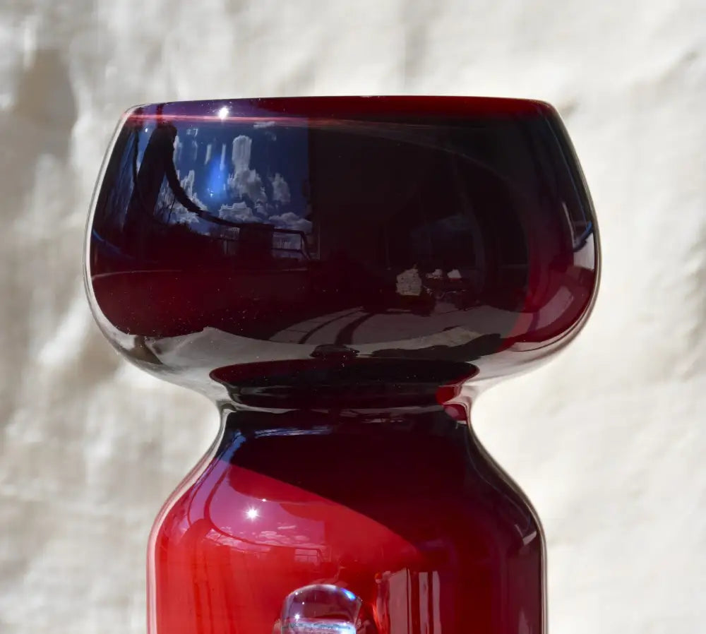 Винтидж полска art-glass ваза - antique
