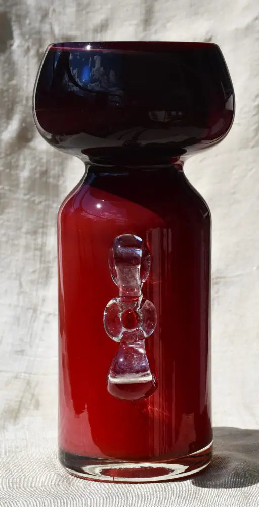 Винтидж полска art-glass ваза - antique
