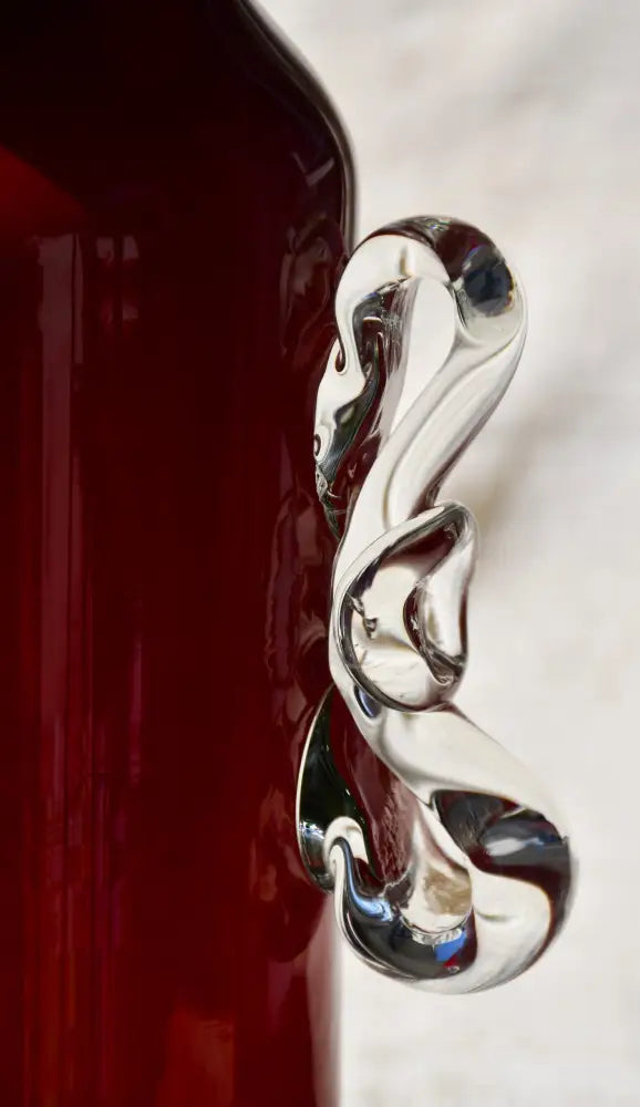 Винтидж полска art-glass ваза - antique
