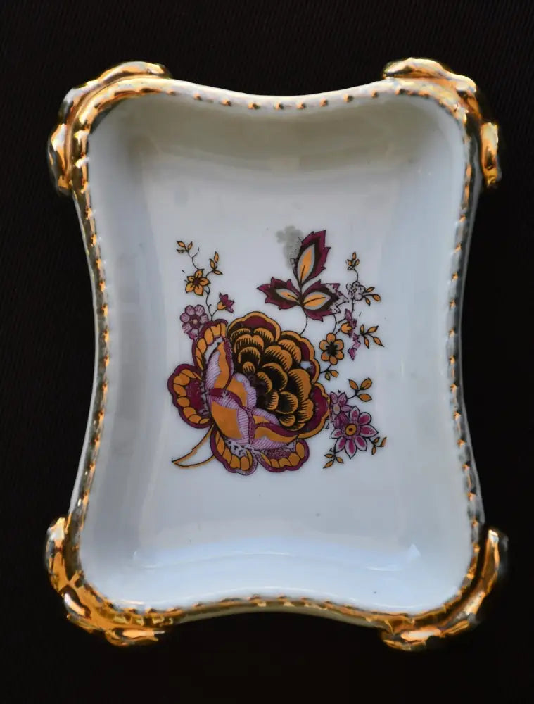 Винтидж порцеланова поставка за пръстени - antique