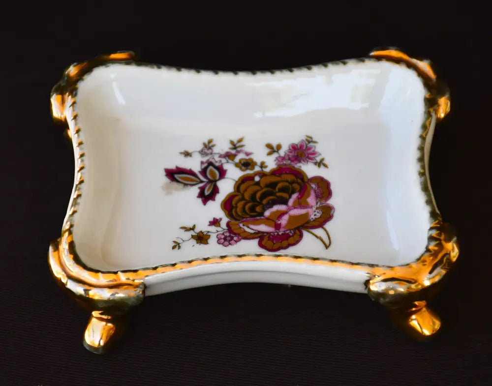 Винтидж порцеланова поставка за пръстени - antique