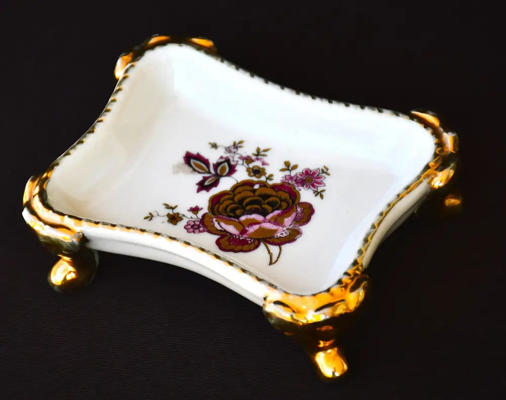 Винтидж порцеланова поставка за пръстени - antique