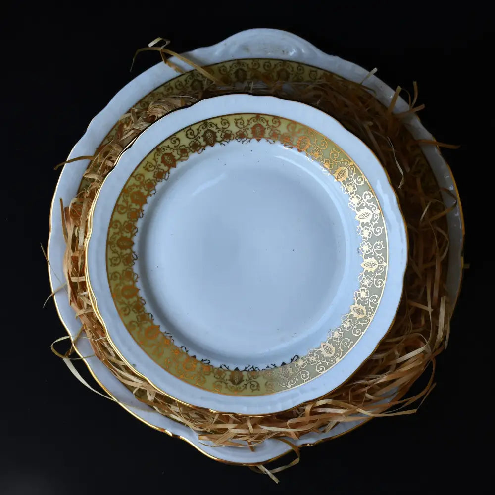 Винтидж сервиз на ’Карловарски порцелан’ - нов - antique