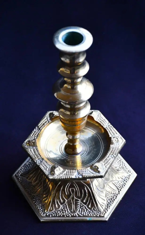 Винтидж свещник от MALM Швеция - antique