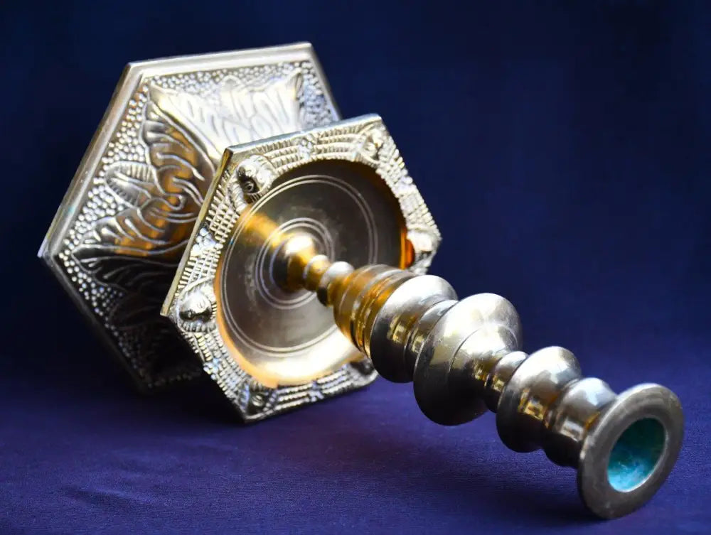Винтидж свещник от MALM Швеция - antique