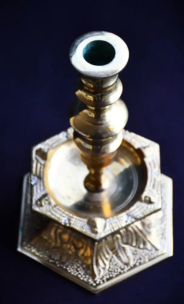 Винтидж свещник от MALM Швеция - antique