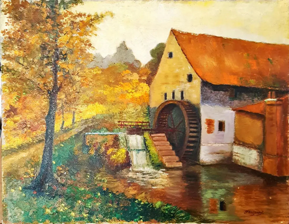 Воденица- масло (1230) - Картина