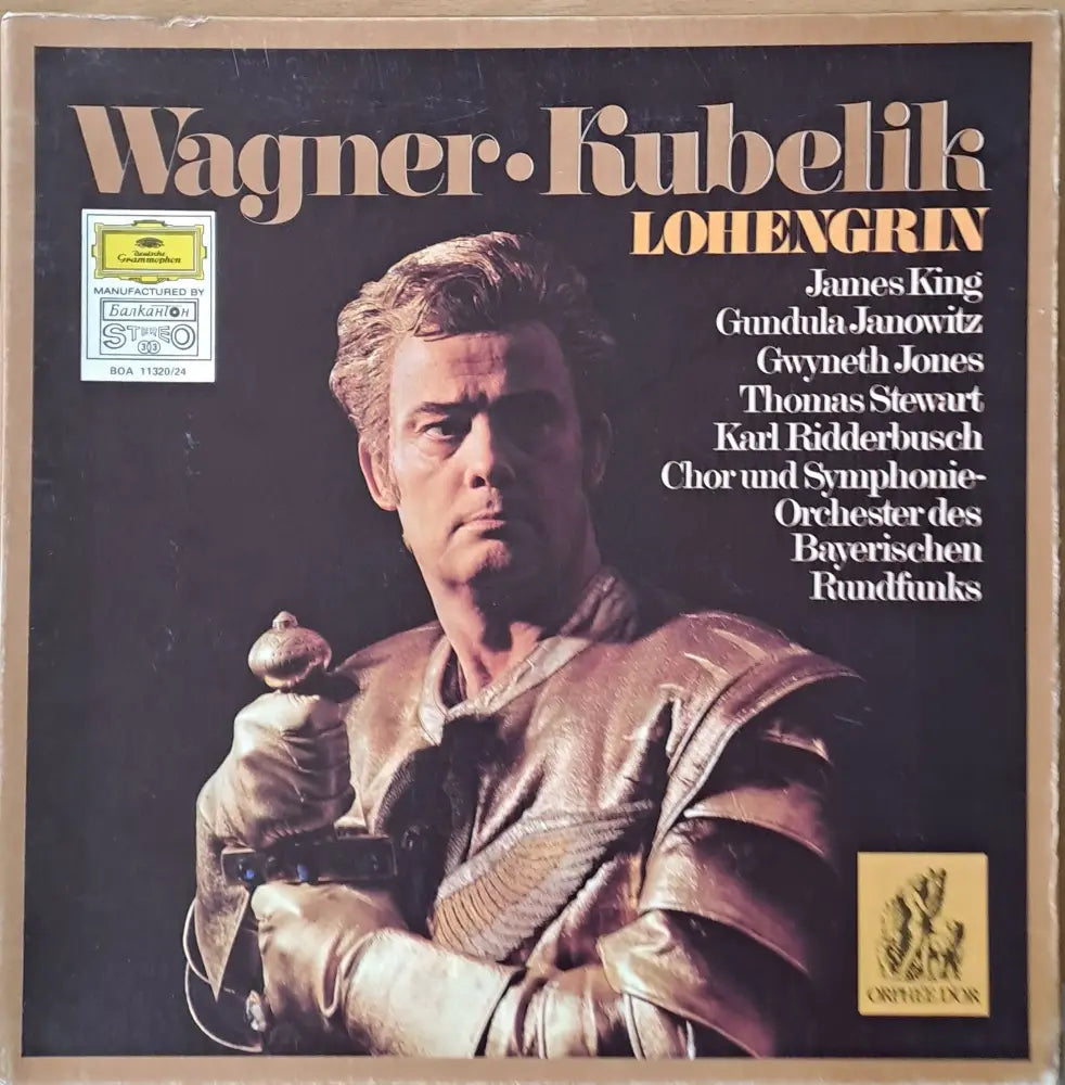 Wagner: Lohengrin. Dirigent Rafael Kubelik петорен албум - antique
