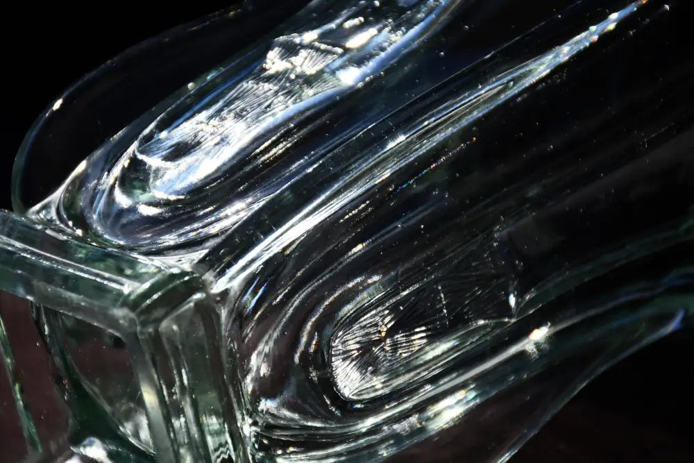 Walther Glass - модел ’ Sigrid ’ - Vintage ваза в стил Art Deco - antique