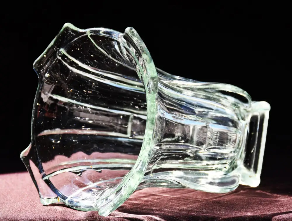 Walther Glass - модел ’ Sigrid ’ - Vintage ваза в стил Art Deco - antique