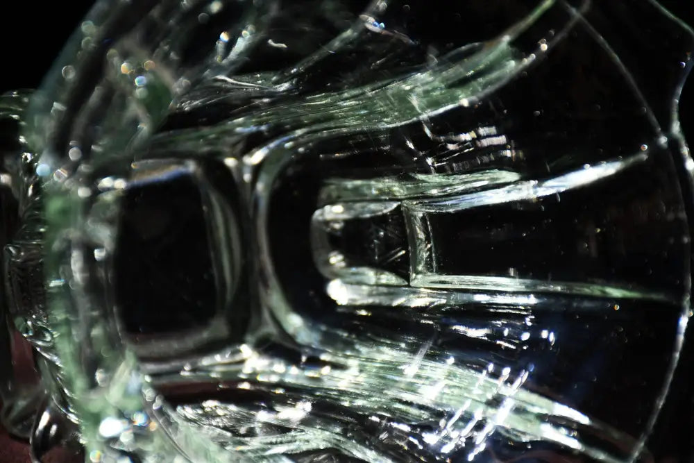 Walther Glass - модел ’ Sigrid ’ - Vintage ваза в стил Art Deco - antique