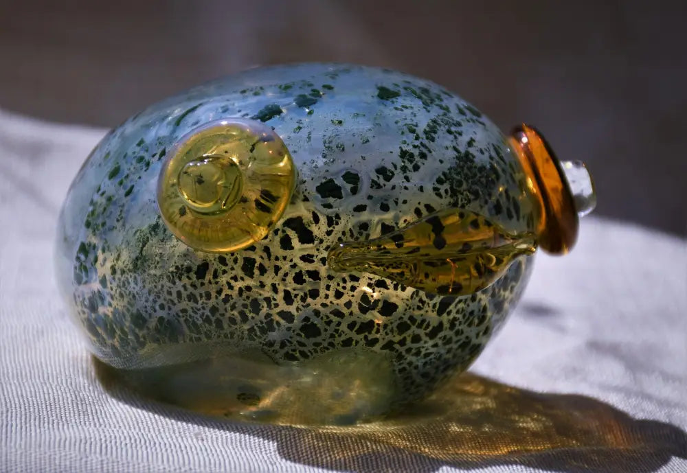 Жаба - art glass - antique