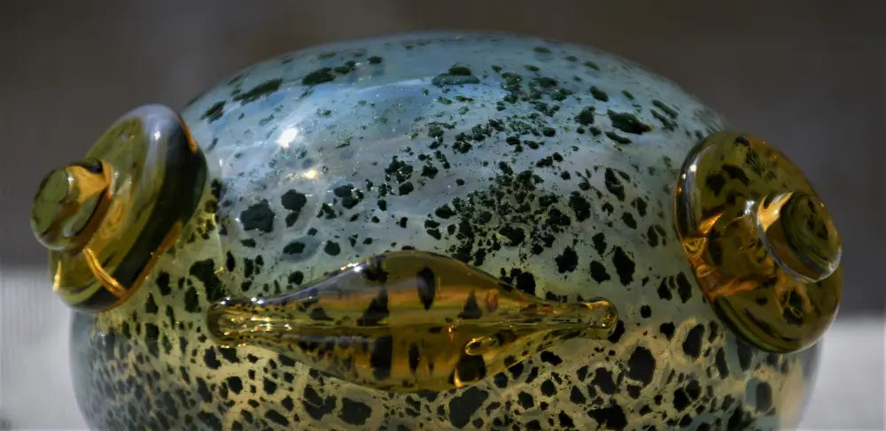 Жаба - art glass - antique