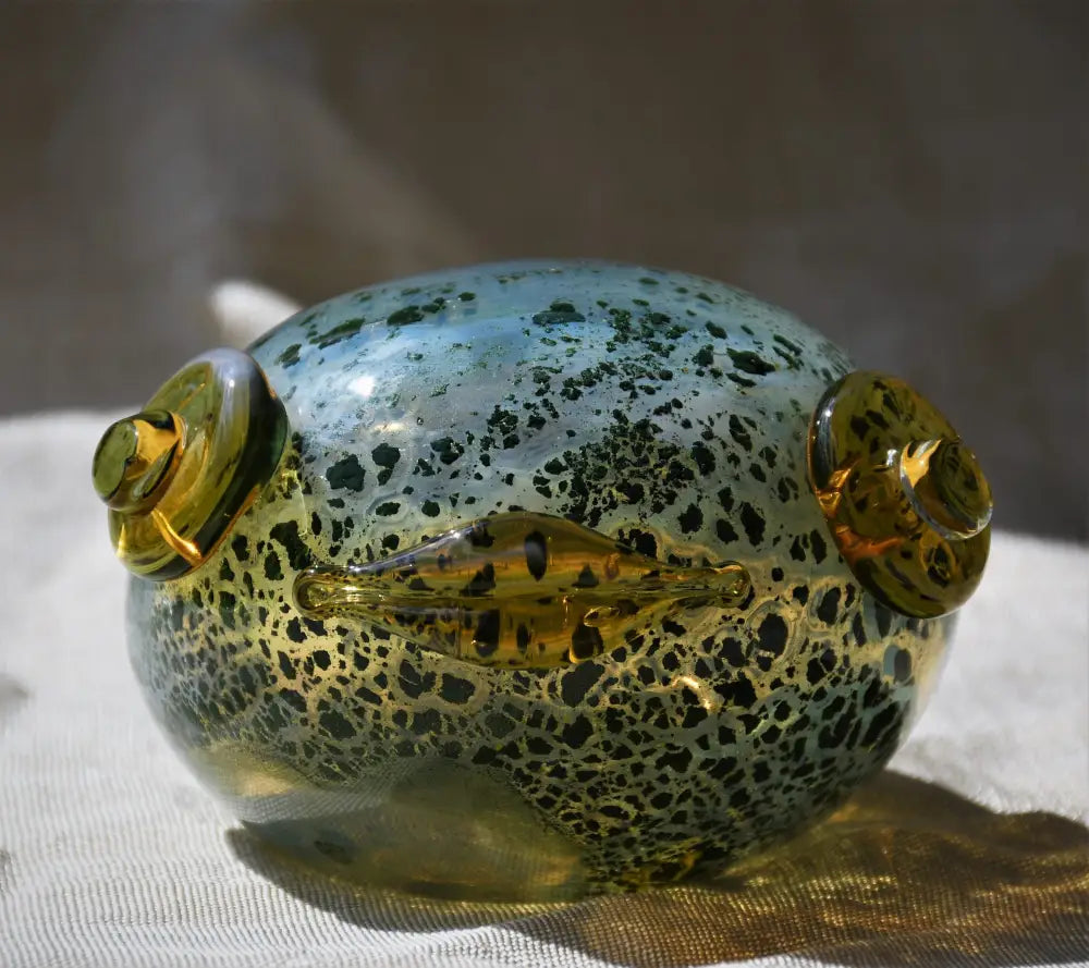 Жаба - art glass - antique