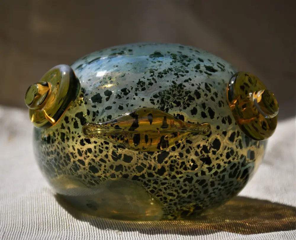 Жаба - art glass - antique