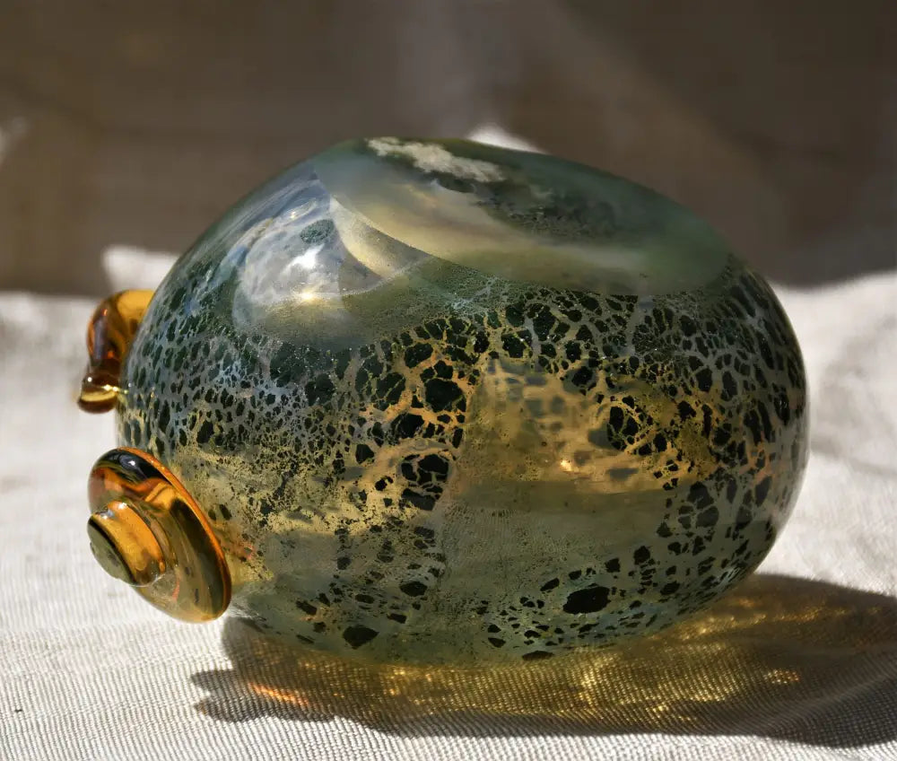 Жаба - art glass - antique