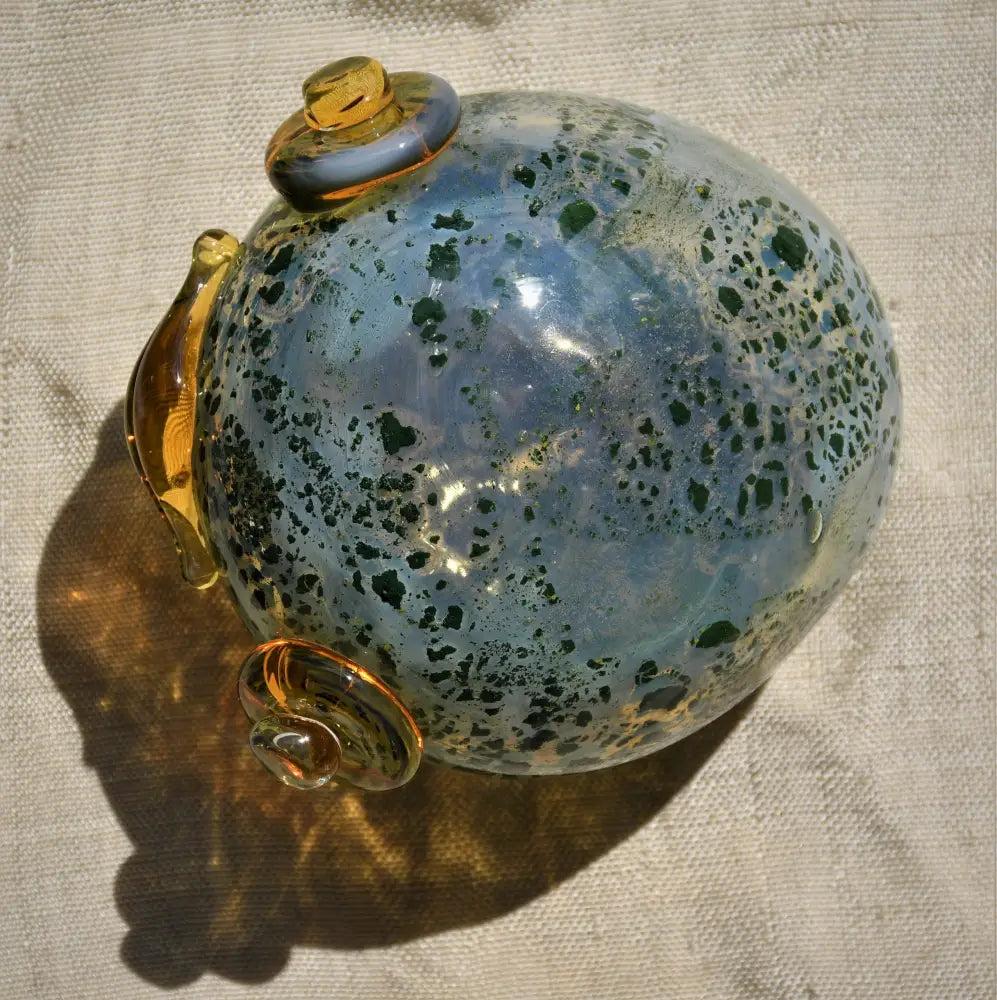 Жаба - art glass - antique