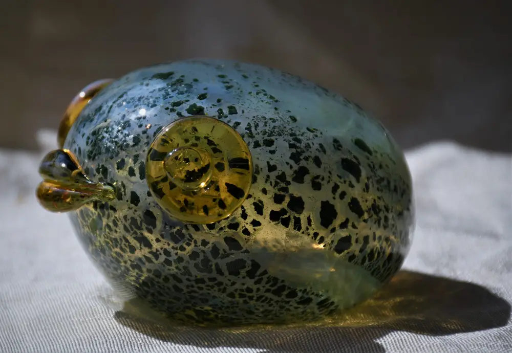Жаба - art glass - antique